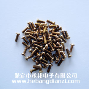 铜(tóng)圆头螺钉M3*8mm